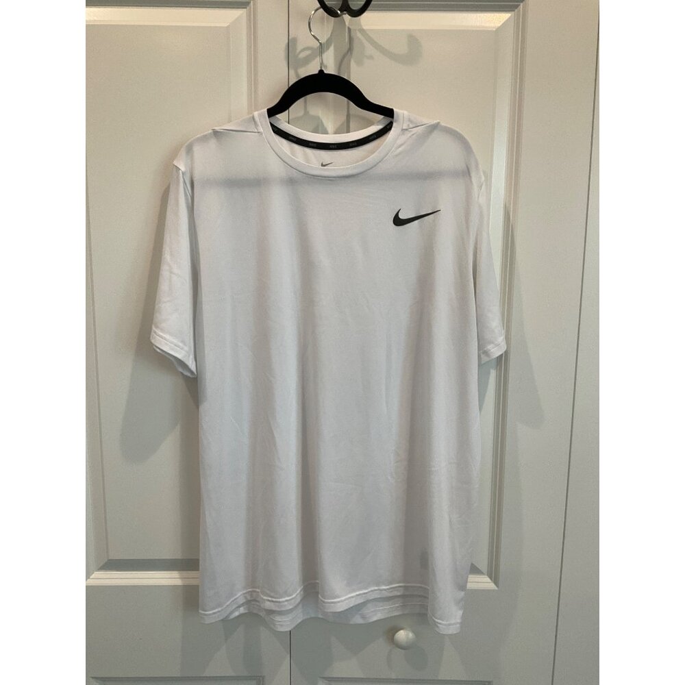 NIKE Men's Dri-fit WHITE Training tee size XL X-large - Picture 2 of 6